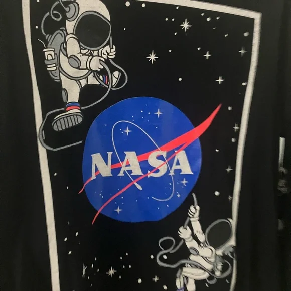 Eighty Eight urban wear brand long sleeve nasa graphic logo shirt size large - Picture 8 of 12